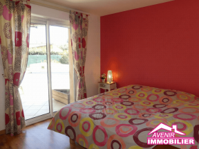 Grande chambre parentale confortable maison Lacanau