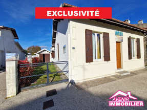 Façade authentique maison Canaulaise à vendre à Lacanau centre-ville