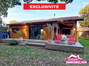 maison à vendre Lacanau façade moderne proche lac